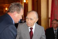 Как отец - сыну или как профессор - профессору? Борис Алексеевич и Святослав Борисович Королёвы (2008 год).